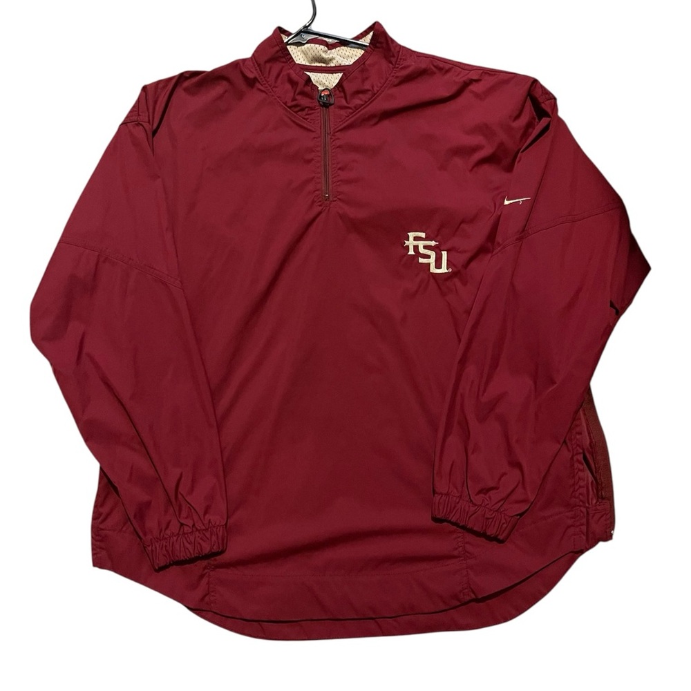 Nike Men's Maroon Pullover Jacket